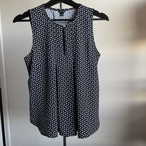 Ann Taylor Sleeveless Tank Formal Business Patterned Casual Top Women's XS